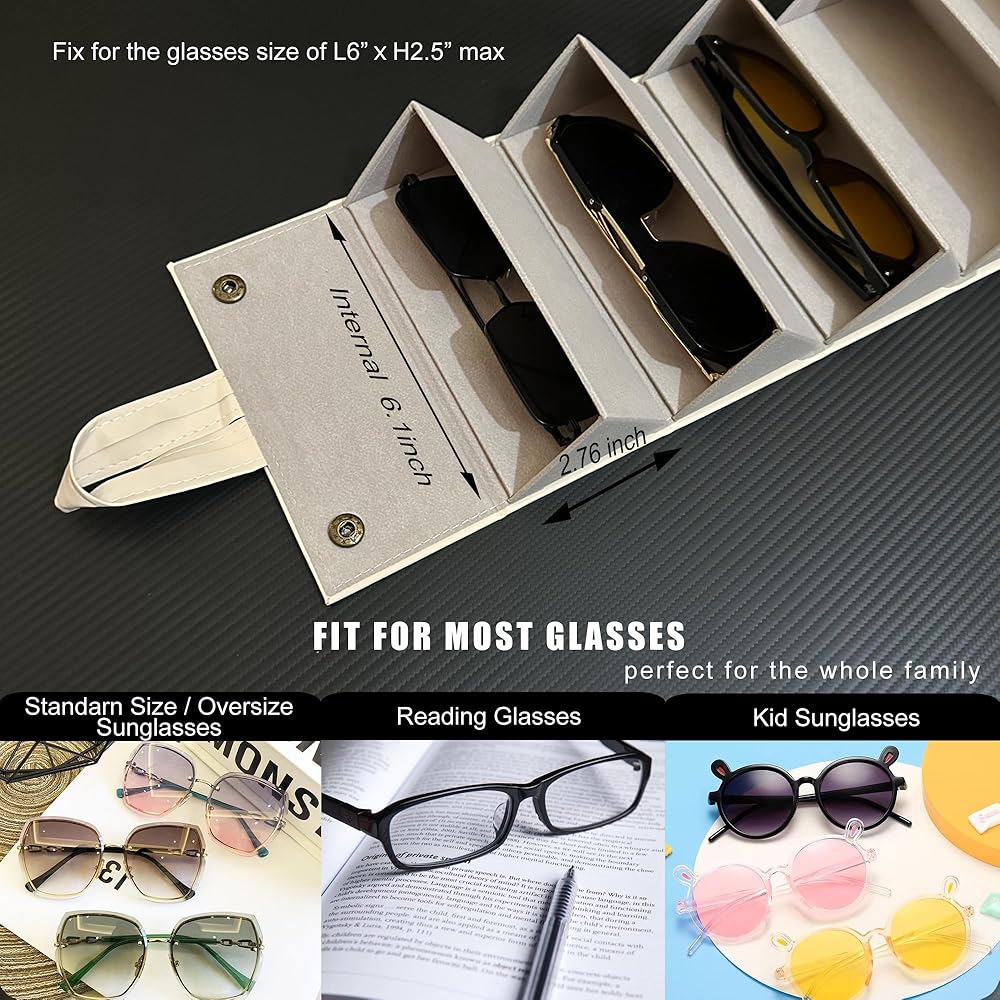 ORGANIZADOR DE LENTES (CAPACIDAD PARA 5 LENTES)