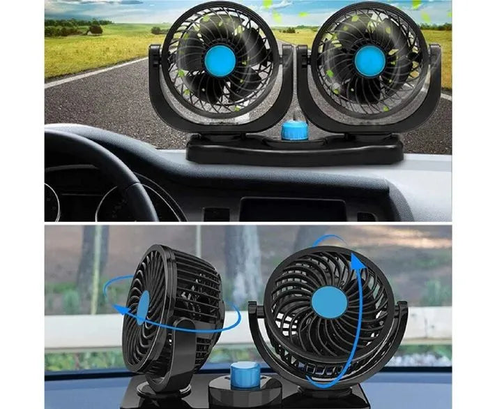 VENTILADOR ABANICO DE VEHICULO DOBLE MD